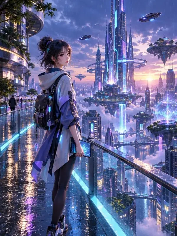 霓虹天台的驱妖少女 封面 霓虹天台的驱妖少女 封面